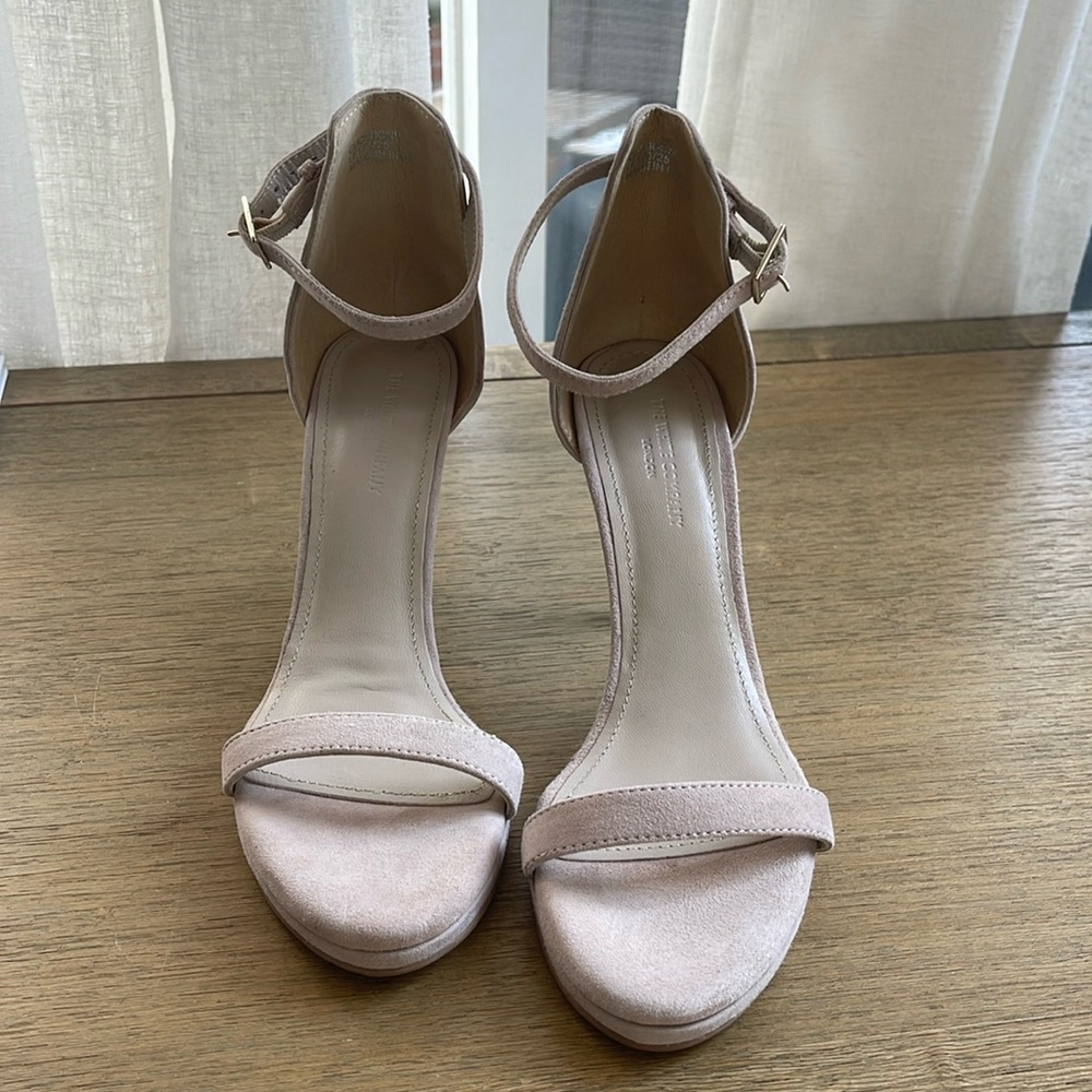 The White Company London Suede Pump Sandal